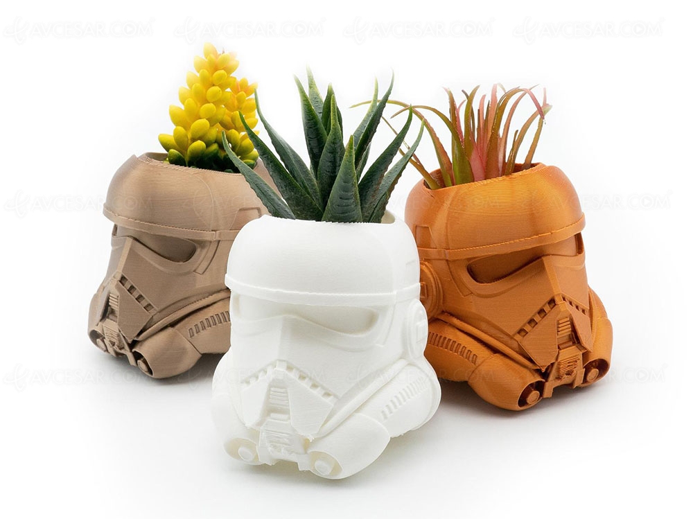 Pots de fleur Star Wars Stormtrooper, l’Empire a la&nbsp;main&nbsp;verte