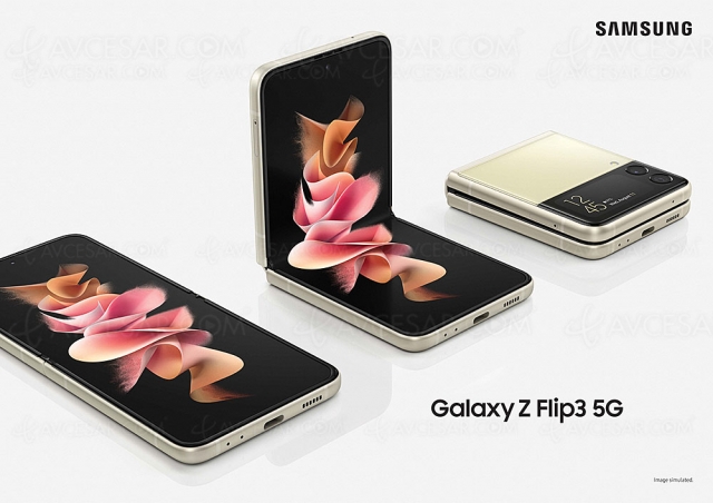 Samsung Galaxy Z Flip3, le smartphone pliable et carré