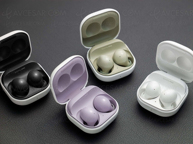 Écouteurs True Wireless Samsung Galaxy Buds 2 : style et annulation de bruit