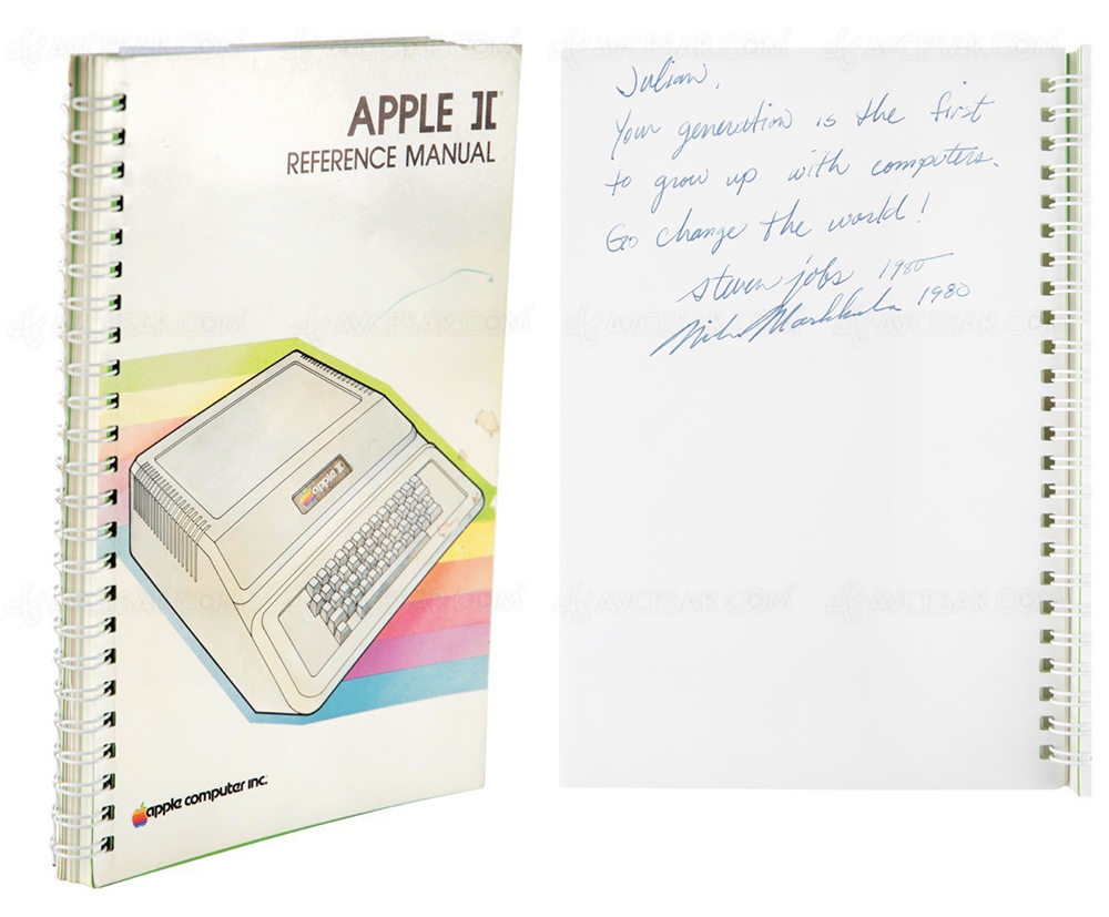 670 000&nbsp;€ la notice de l’ordinateur Apple&nbsp;II&nbsp;(1977)