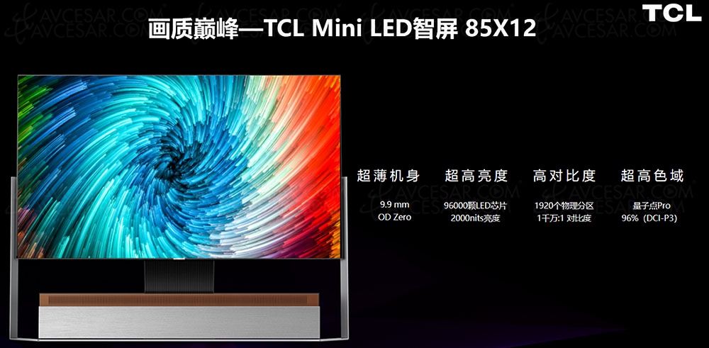 TV 8K Mini LED TCL série&nbsp;X officialisé pour&nbsp;fin&nbsp;2021