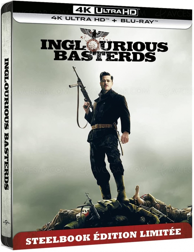 Inglourious Basterds 4K Ultra HD Steelbook limité, rentrée tarantinesque