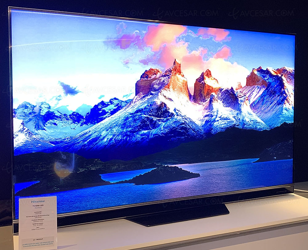 TV Mini LED QLED UHD 4K Hisense&nbsp;L75U9GQ, mise à jour spécifications et&nbsp;prix&nbsp;indicatif