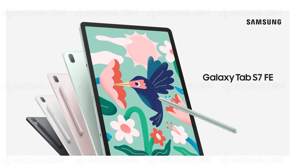 Tablette Samsung Galaxy Tab&nbsp;S7&nbsp;FE désormais en&nbsp;version&nbsp;Wi‑Fi