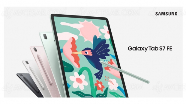 Tablette Samsung Galaxy Tab S7 FE désormais en version Wi‑Fi