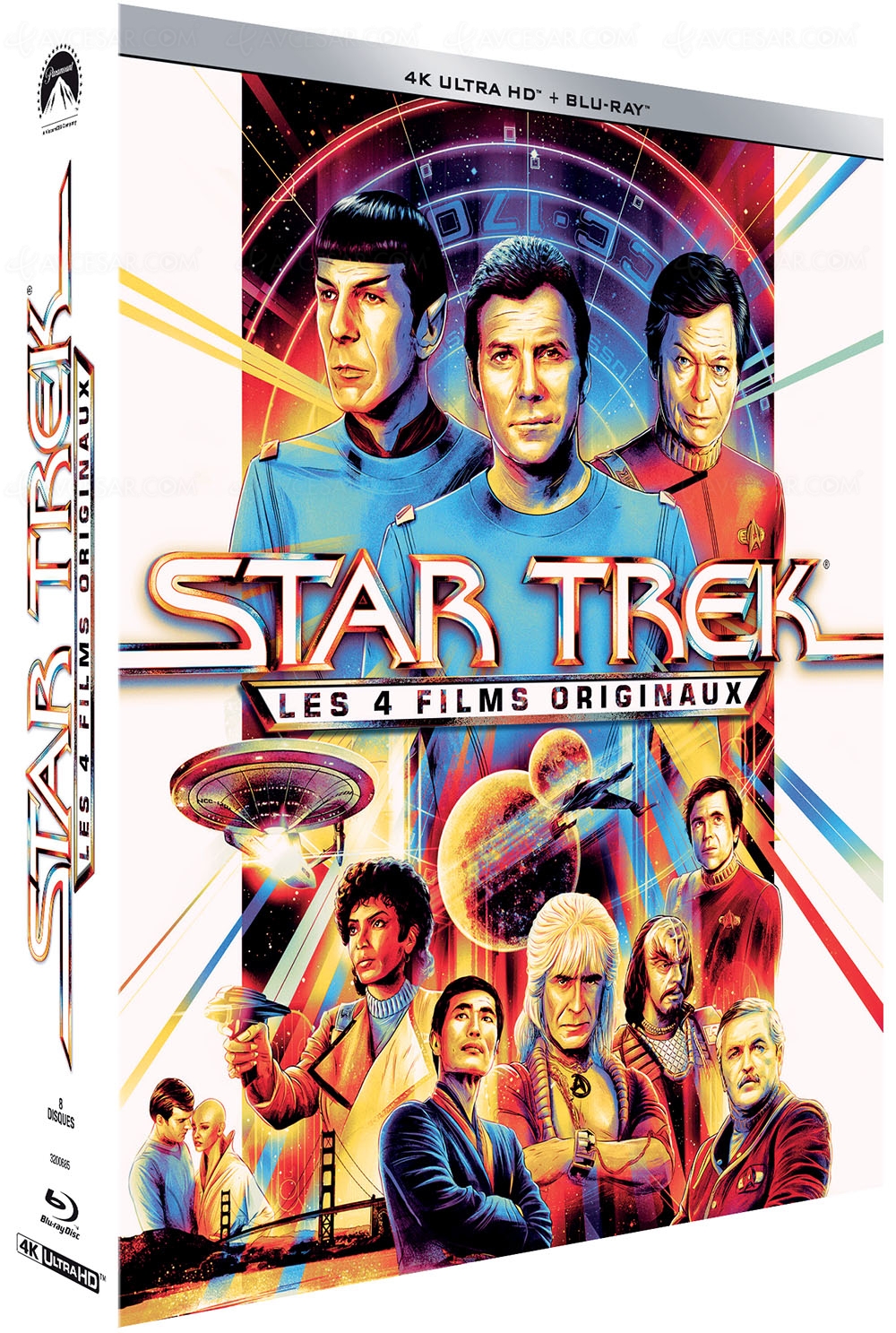 Star Trek&nbsp;: les quatre premiers films originaux de la saga en&nbsp;4K&nbsp;Ultra&nbsp;HD