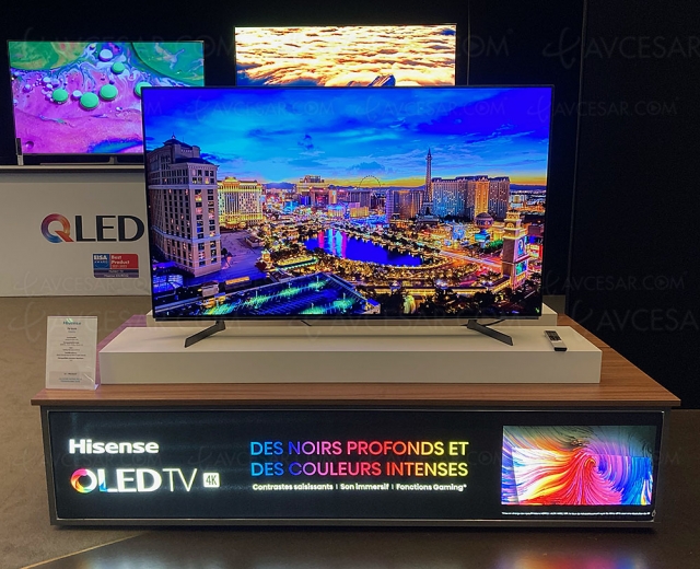 TV Oled Ultra HD 4K Hisense A8G, 55