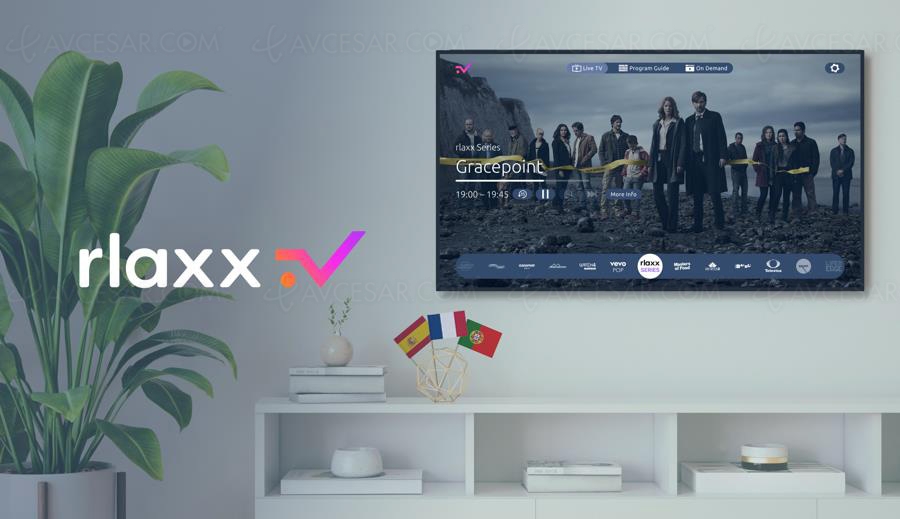 Rlaxx TV, service de streaming gratuit, arrive&nbsp;en&nbsp;France