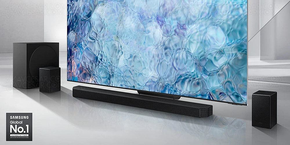Samsung HW‑Q950A, barre de son Dolby&nbsp;Atmos&nbsp;11.1.4/DTS:X et&nbsp;Q‑Symphony