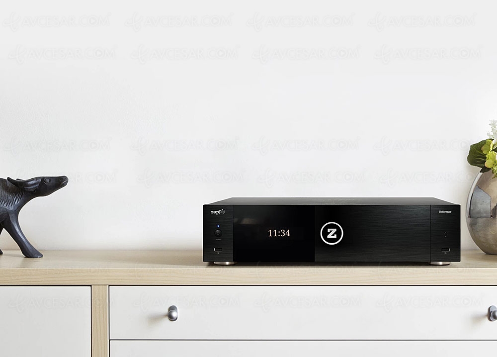 Zappiti Reference 4K HDR10+/HDR Dolby&nbsp;Vision, double sortie&nbsp;HDMI et&nbsp;double rack&nbsp;HDD