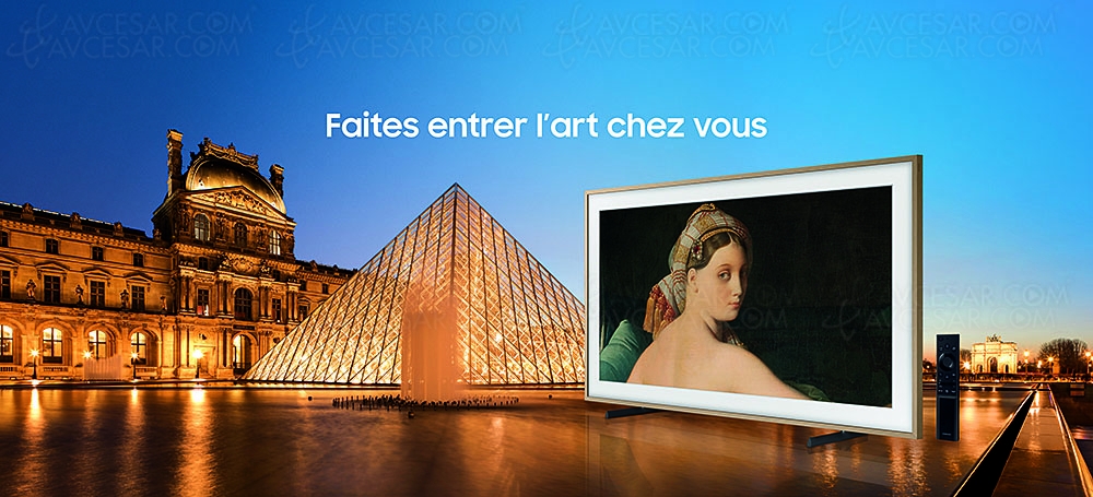 Le musée du Louvre sur TV Samsung&nbsp;The&nbsp;Frame