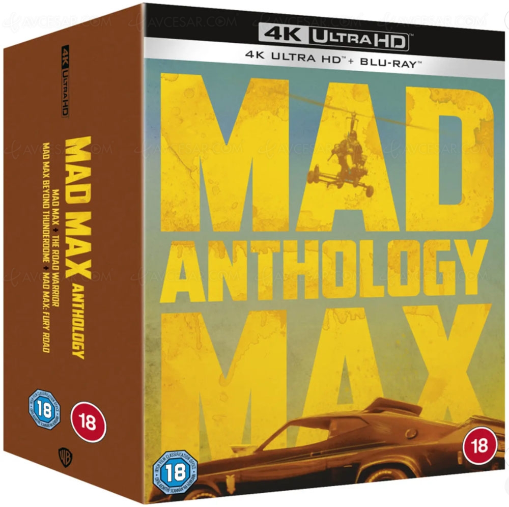 Tout Mad Max en 4K&nbsp;Ultra&nbsp;HD, coffret Collector&nbsp;Anthologie