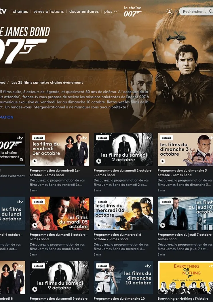 france-tv-chaine-ephemere-james-bond-007-25-films-a-voir-ou-revoir