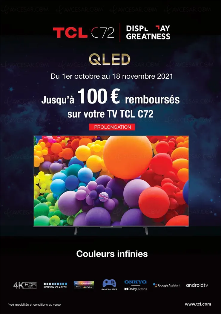 offre-de-remboursement-tv-ultra-hd-4k-tcl-c72-jusqu-a-100-rembourses