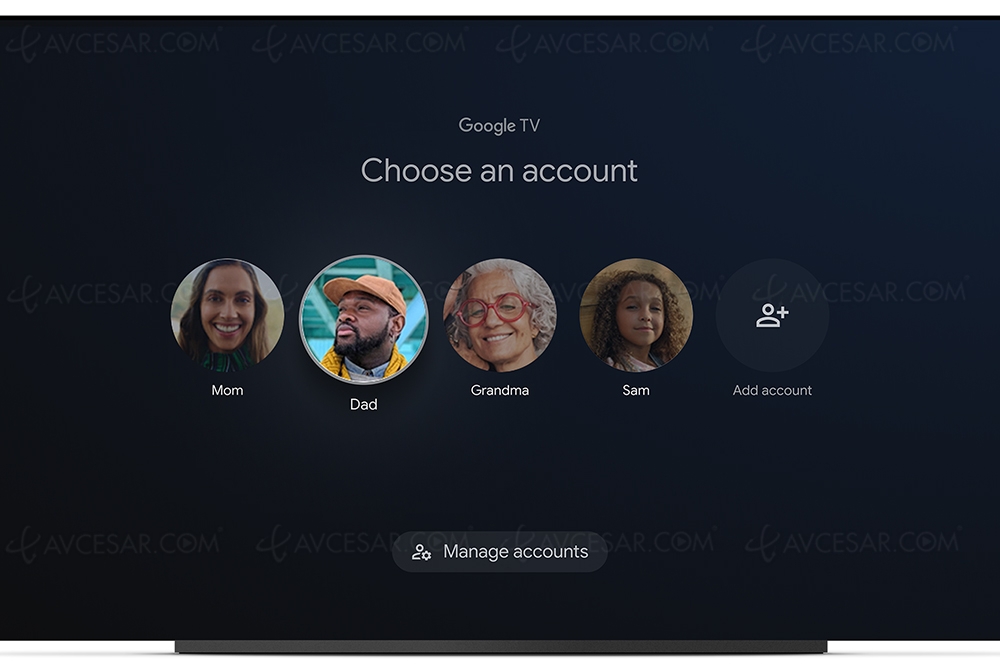 Google TV, bientôt les profils&nbsp;personnalisés…
