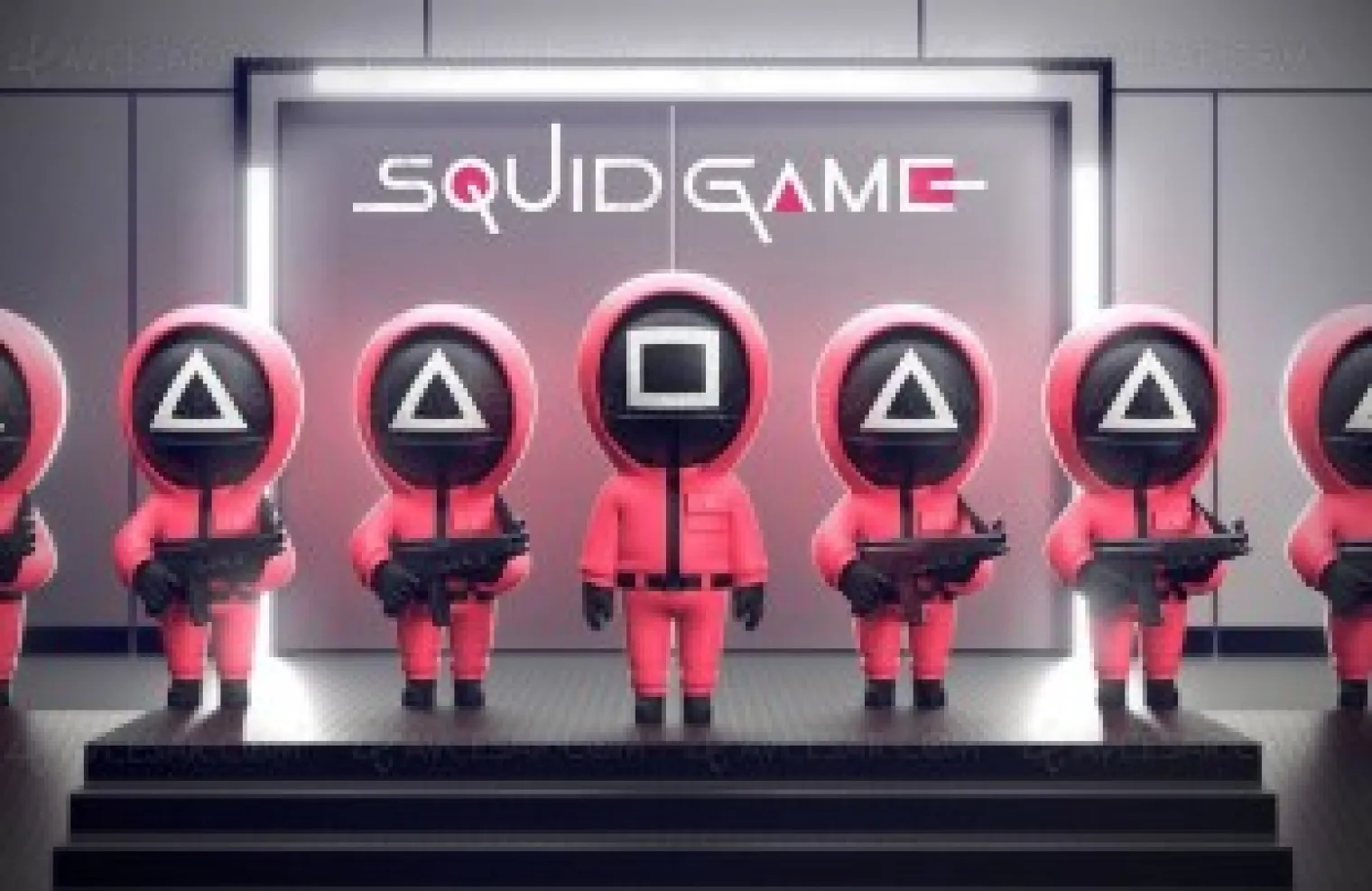 Caméras de surveillance Squid Game, inquiétantes mais mignonnes