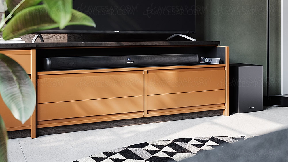Sharp HT-SBW202, nouvelle barre de son&nbsp;2.1&nbsp;Bluetooth
