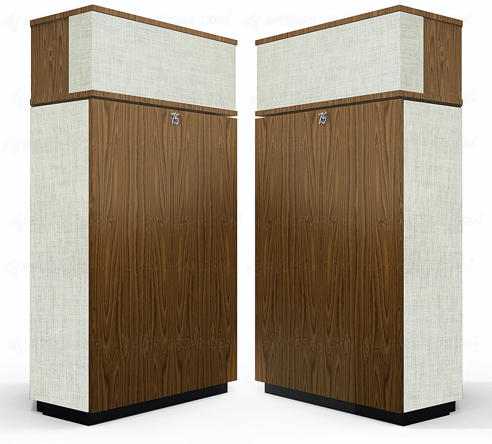 Enceintes Klipschorn, édition limitée pour les 75&nbsp;ans&nbsp;de&nbsp;Klipsch