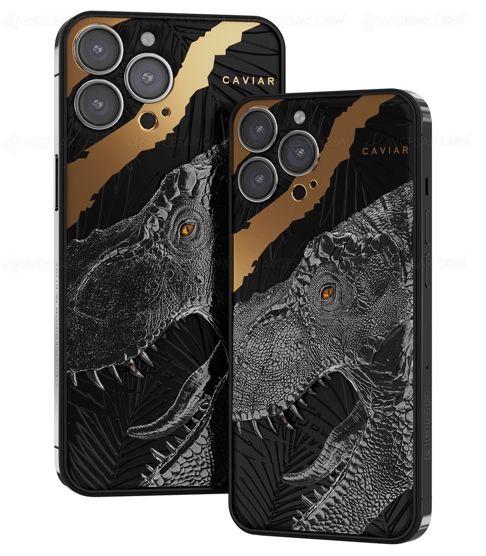 iPhone 13 Pro édition limitée avec une vraie dent&nbsp;de&nbsp;T‑Rex&nbsp;!