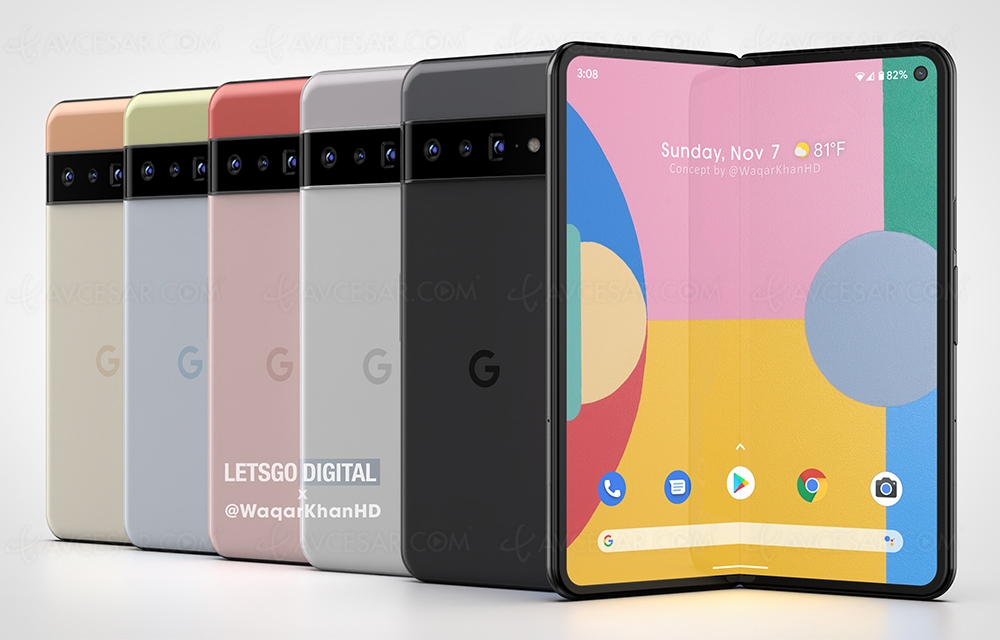 Smartphone Google Pixel Fold pliable, repoussé, voire&nbsp;annulé&nbsp;?