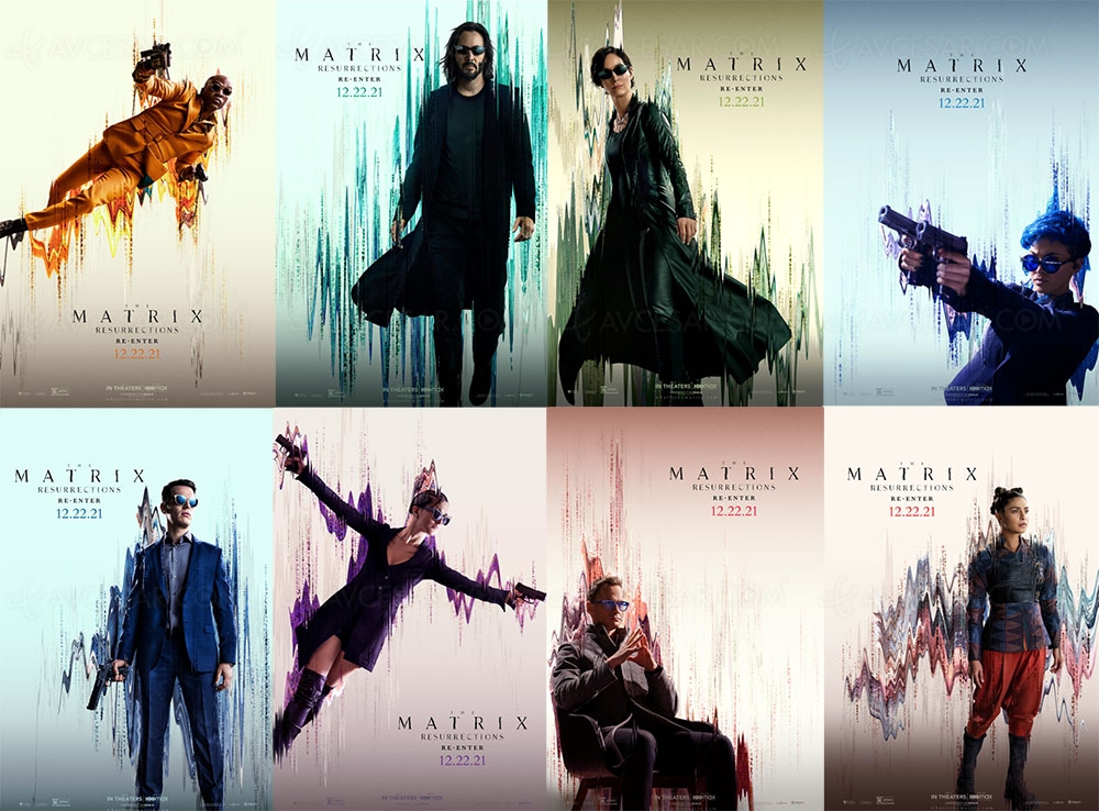 Fabuleuses affiches pour la sortie de Matrix Resurrections en&nbsp;Imax