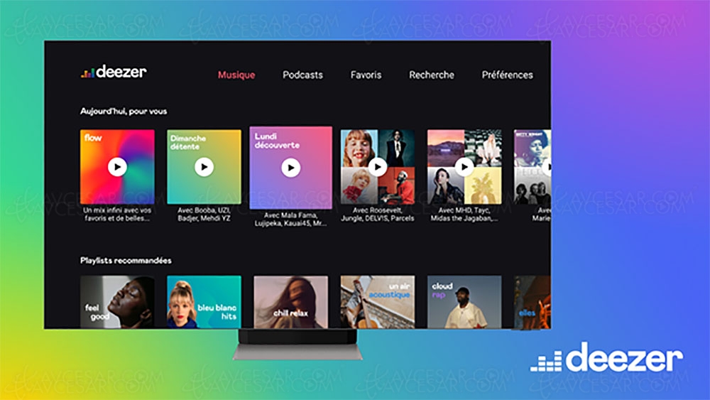 Nouvelle application Deezer sur Smart&nbsp;TV&nbsp;Samsung