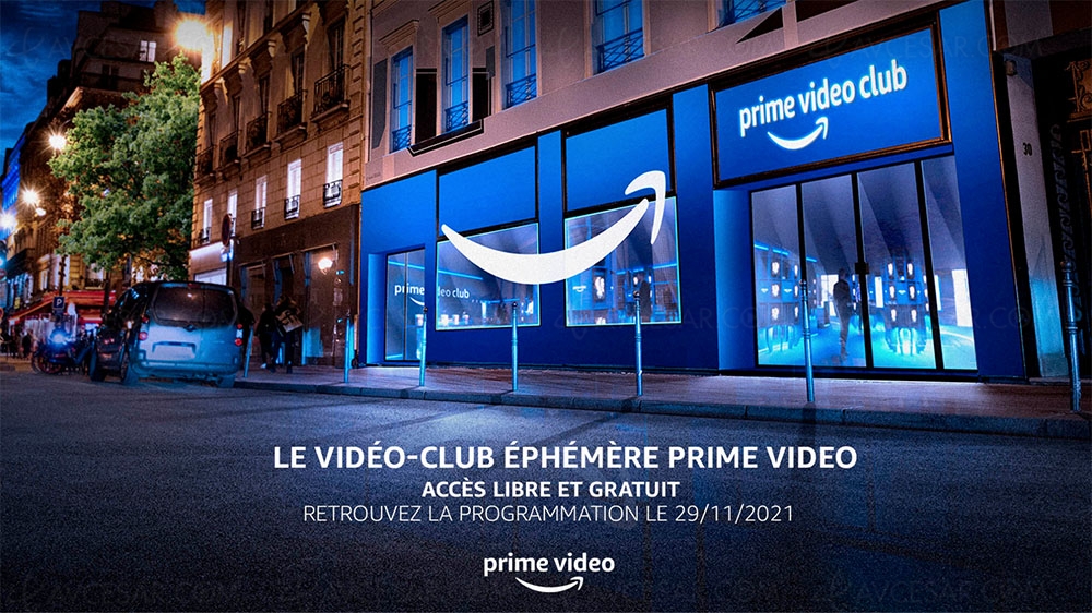 Événement Amazon à Paris, ouverture d'un vidéoclub&nbsp;éphémère