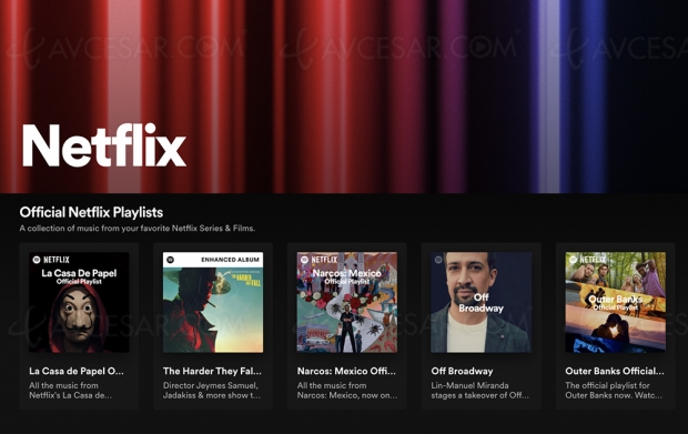 On peut désormais retrouver les bandes originales Netflix sur Spotify