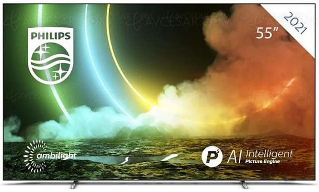 Black Friday 2021 > TV Ultra HD 4K Philips 55OLED706 à 989 € soit ‑42% ou ‑710 € de remise