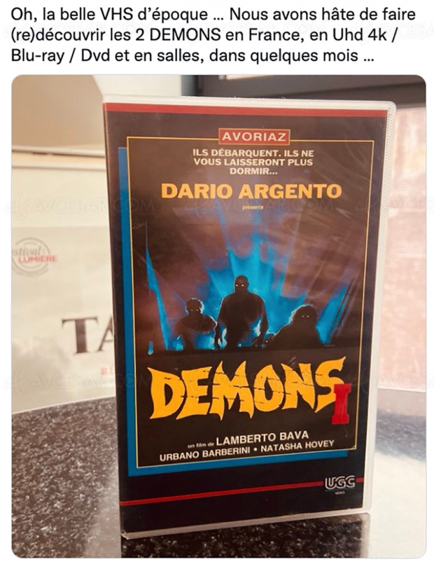 Démons 1 & 2 bientôt en 4K Ultra HD : Dario Argento et Lamberto Bava, le pacte démoniaque