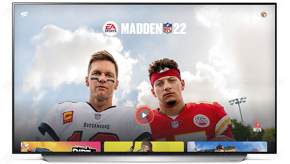 Cloud Gaming Google Stadia disponible sur&nbsp;LG&nbsp;Smart&nbsp;TV
