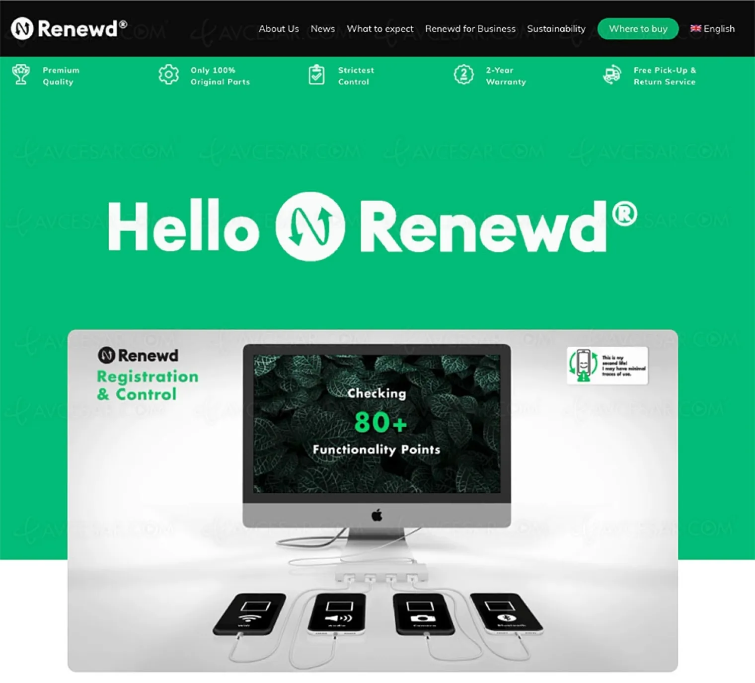 Renewd : smartphones, tablettes et autres appareils reconditionnés