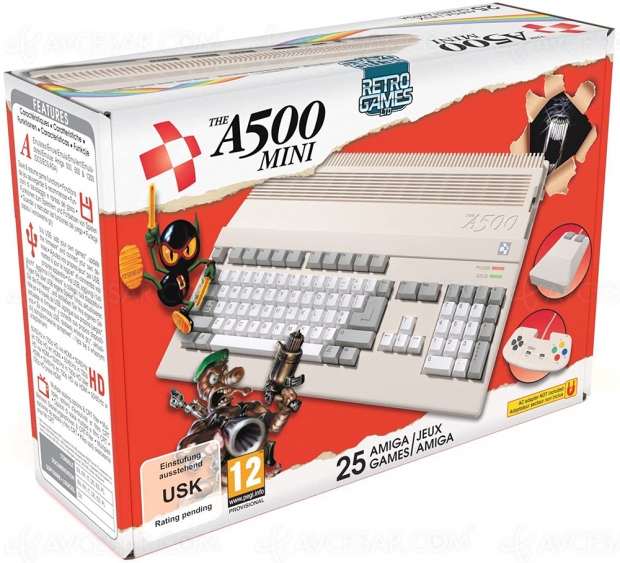 The A500 mini, l’Amiga revient en mars 2022