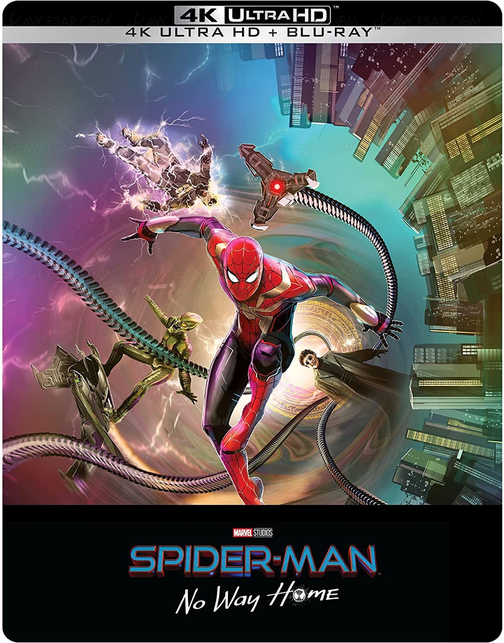 Affiche Officielle Spider Man No Way Home Spider‑Man : No Way Home, le box-office s'envole et précommande 4K ouverte !