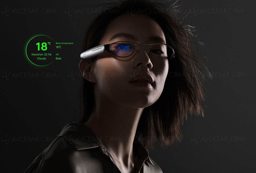 Oppo Air Glass, lunettes à réalité&nbsp;augmentée