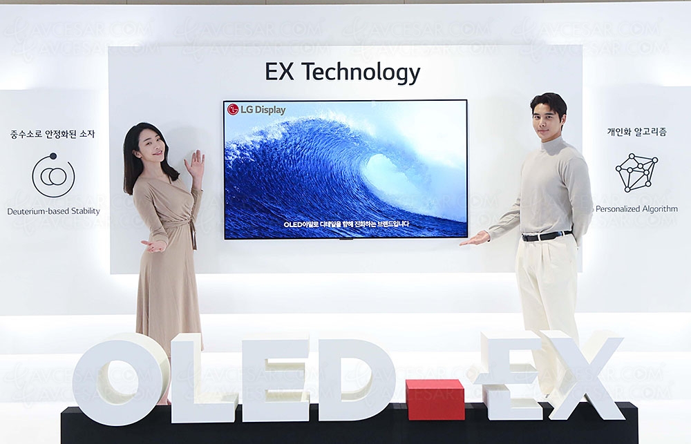 CES 22 > Nouveau panneau TV Oled&nbsp;EX signé LG&nbsp;Display, 30% de luminosité en&nbsp;plus&nbsp;?