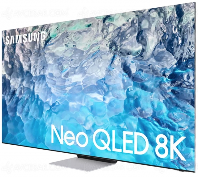 CES 22 > TV Neo QLED Samsung 2022, boîtier One Connect encore plus compact et One Infinity Design