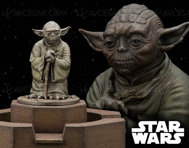 Statue Star Wars Yoda, dans ton jardin&nbsp;tu&nbsp;poseras