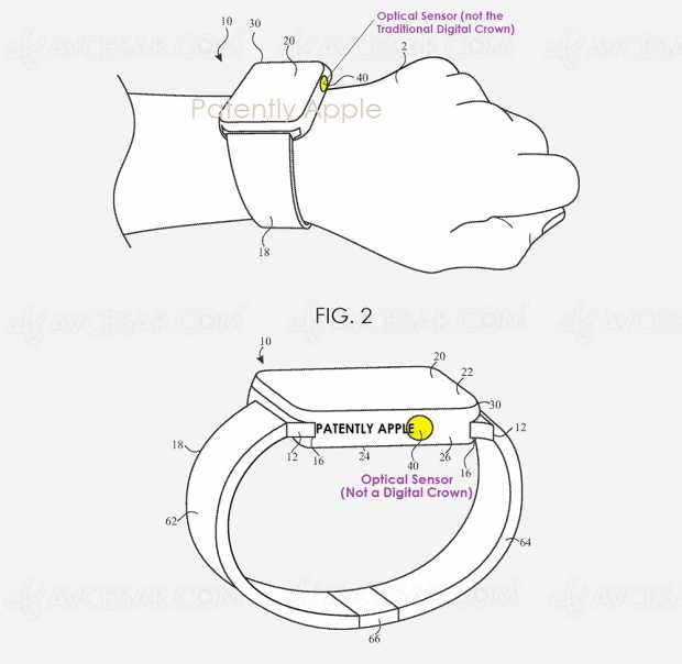 Apple Watch contrôlable sans contact, par mouvements de la main