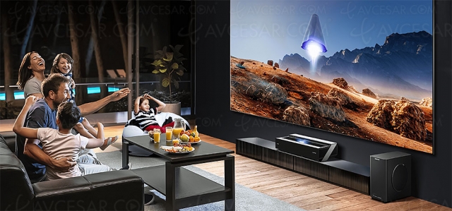 CES 22 > Laser TV Ultra HD 8K Hisense LX8K, mise à jour spécification, prix et disponibilité