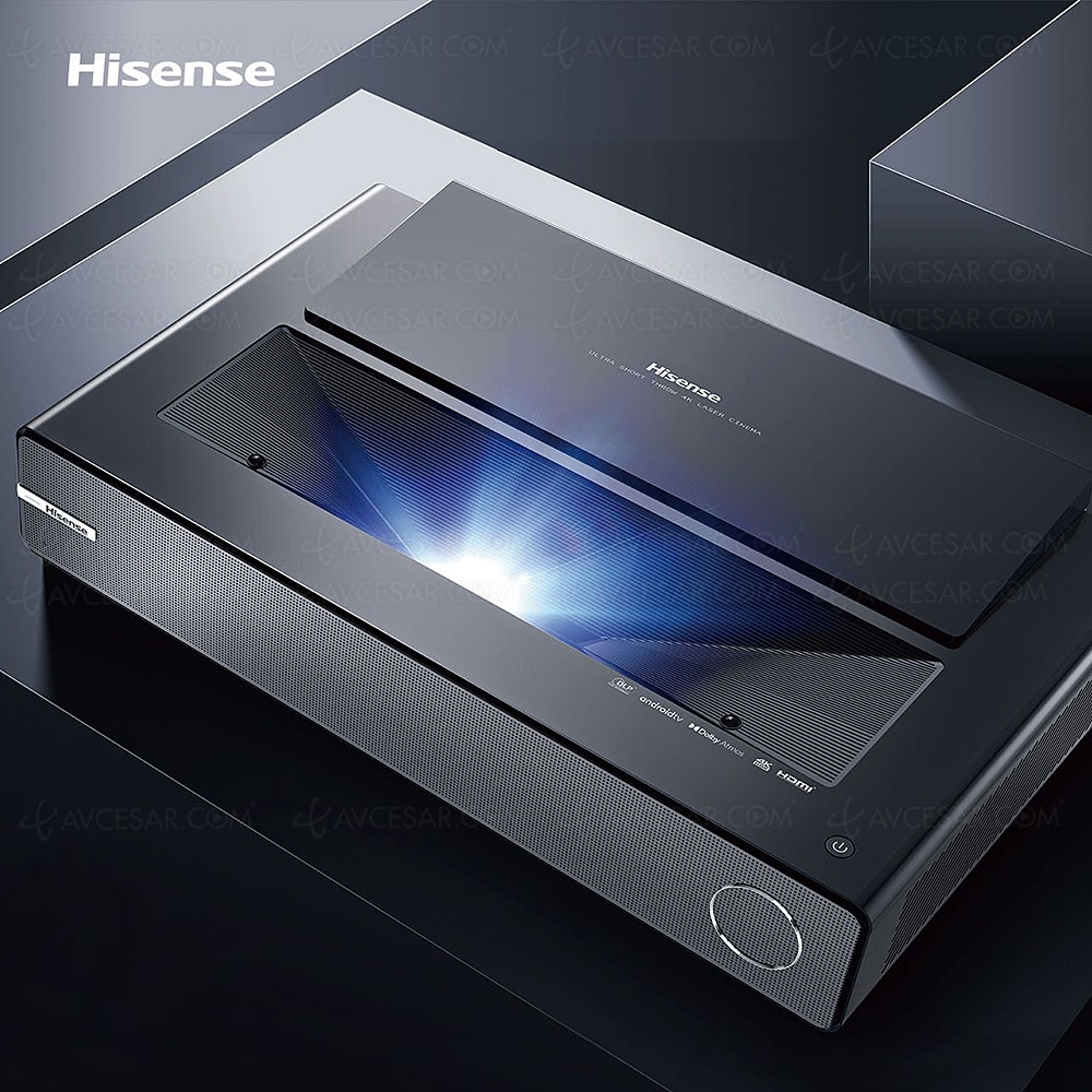 CES 22 > Laser TV Hisense PX1-Pro TriChroma UHD&nbsp;4K, 107% Rec.2020, HDR Dolby Vision, Dolby Atmos,&nbsp;Wisa…