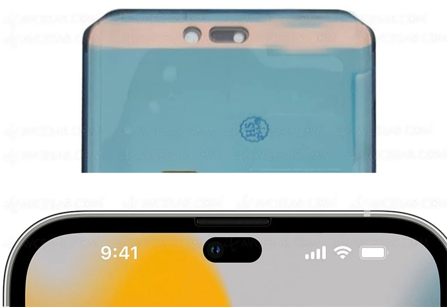 iphone-14-pro-et-pro-max-sans-encoche-confirmation-avec-une-premiere-image-fuitee
