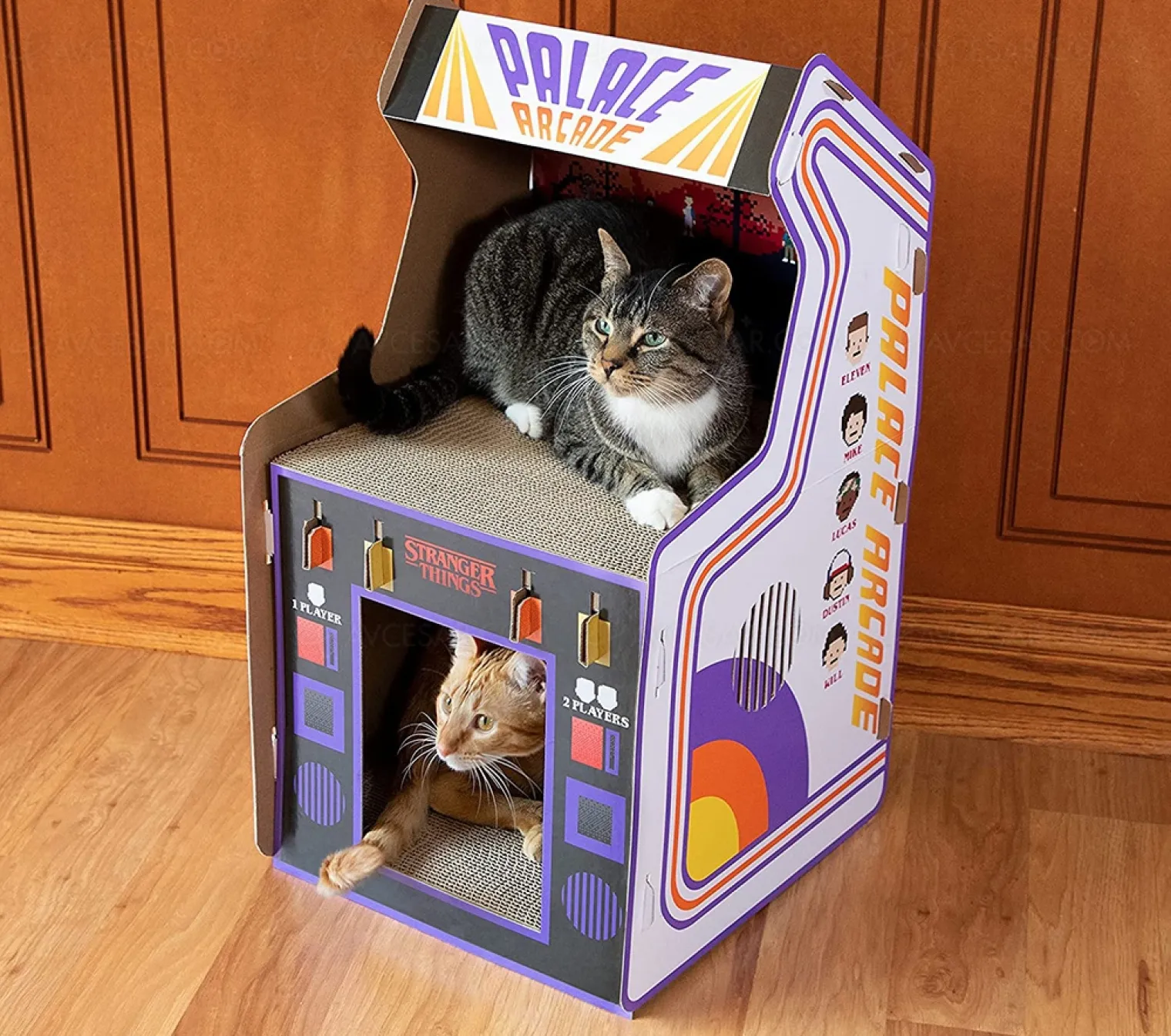 Maison pour chats… Stranger Things