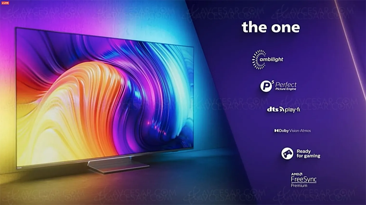 tv-led-philips-pus8807-the-one-du-43-au-86-120-hz-ambilight-3-hdr-dolby-vision-hdr10-hdmi-2-1-android-11