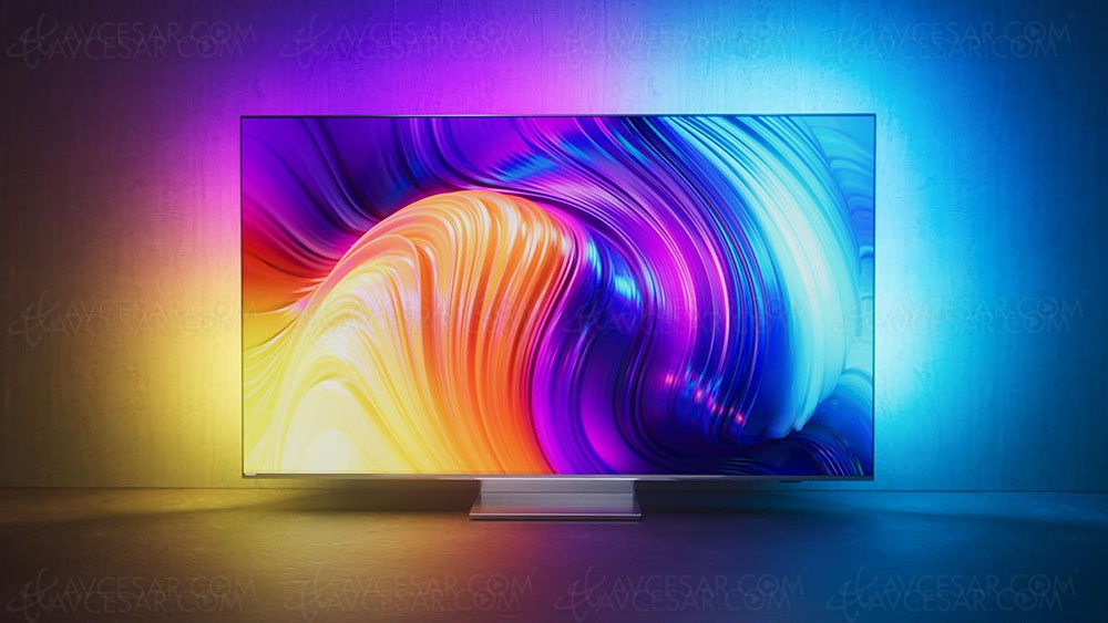 TV LED Philips&nbsp;PUS8507 The&nbsp;One, du&nbsp;43'' au&nbsp;86'', Ambilight&nbsp;3, HDR Dolby Vision/HDR10+, HDMI&nbsp;2.1, Android&nbsp;11…