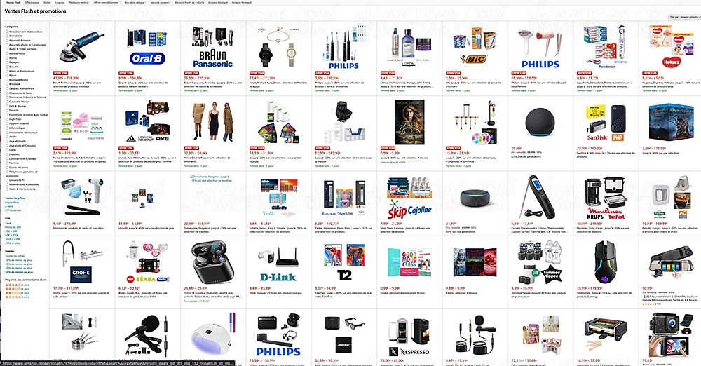 Soldes hiver 2022 Amazon 6 360 offres jusqu 84