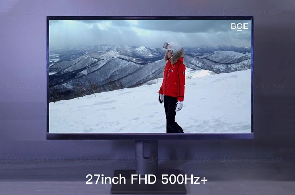 BOE révèle le tout premier écran&nbsp;500&nbsp;Hz