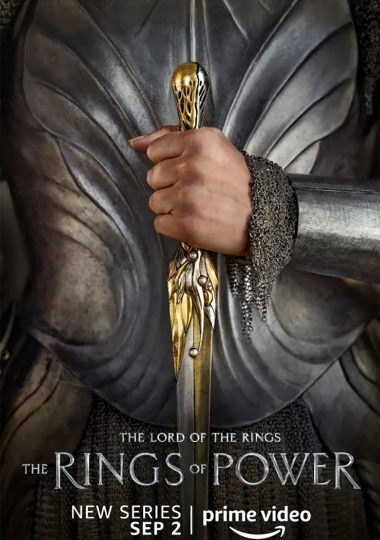 Affiches en cascade pour Le seigneur des anneaux : Rings of Power sur Amazon