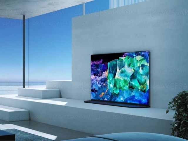 TV QD Oled/QD‑Display Sony A95K tarif US : 3 000 $ pour le 55'', 4 000 $ pour le 65''