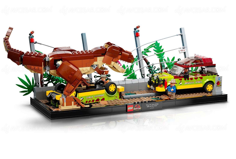 Lego Jurassic Park, l’évasion du T‑Rex&nbsp;: il est trop&nbsp;beau&nbsp;!